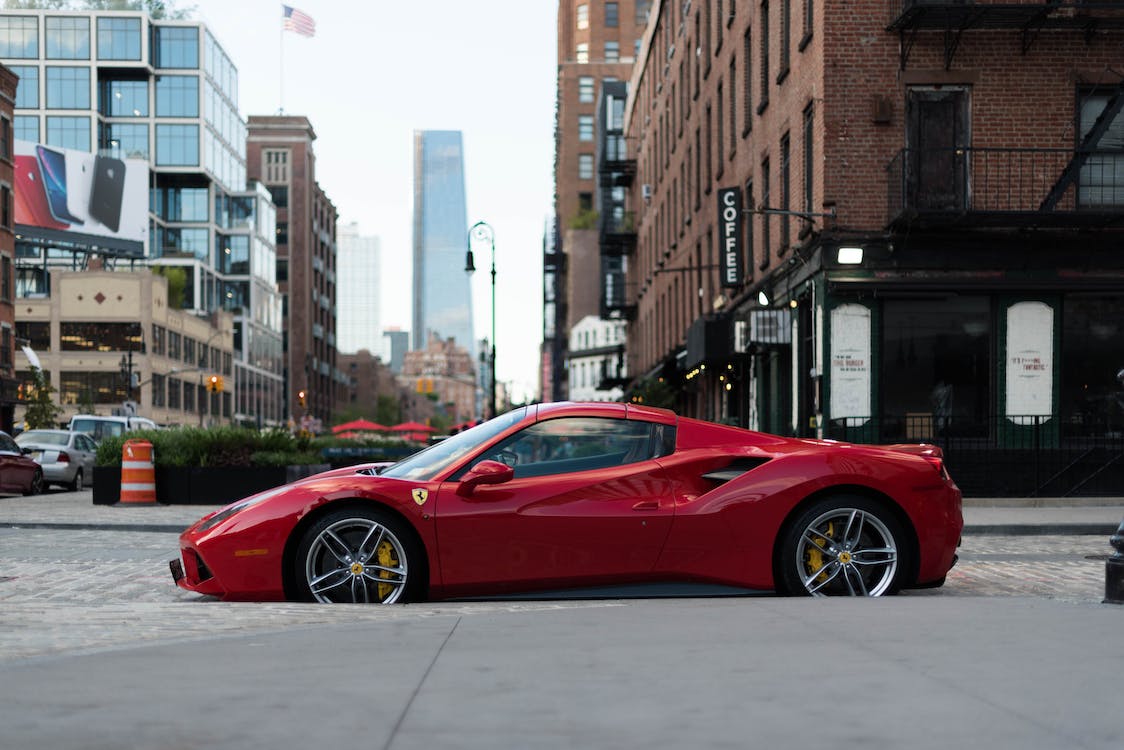 Červené ferrari